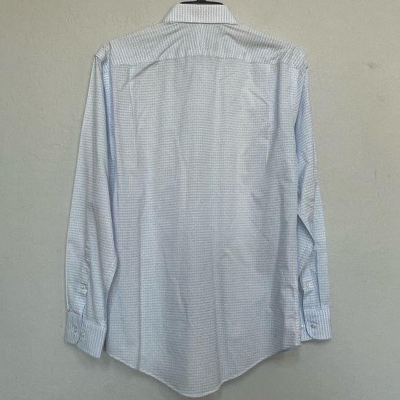 Nordstrom Men's Shop Trim Fit Non-Iron Dress Shirt size 15- 32/33 - Picture 6 of 7
